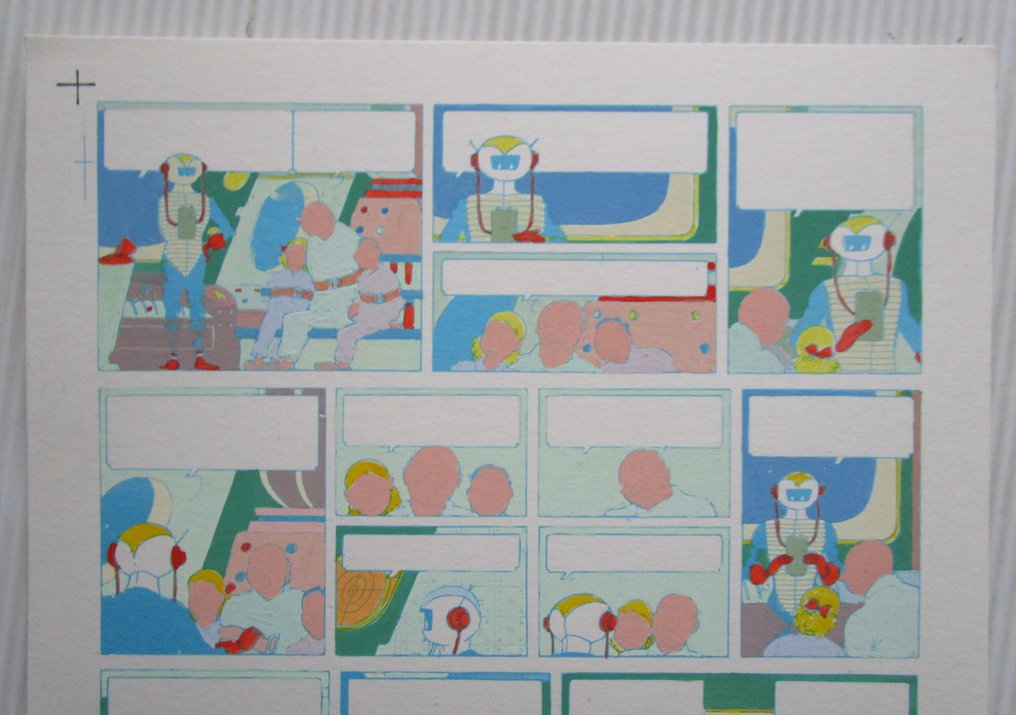 Suske en Wiske - De gezanten van Mars - originele inkleuring pagina - 1 original coloring #1.0