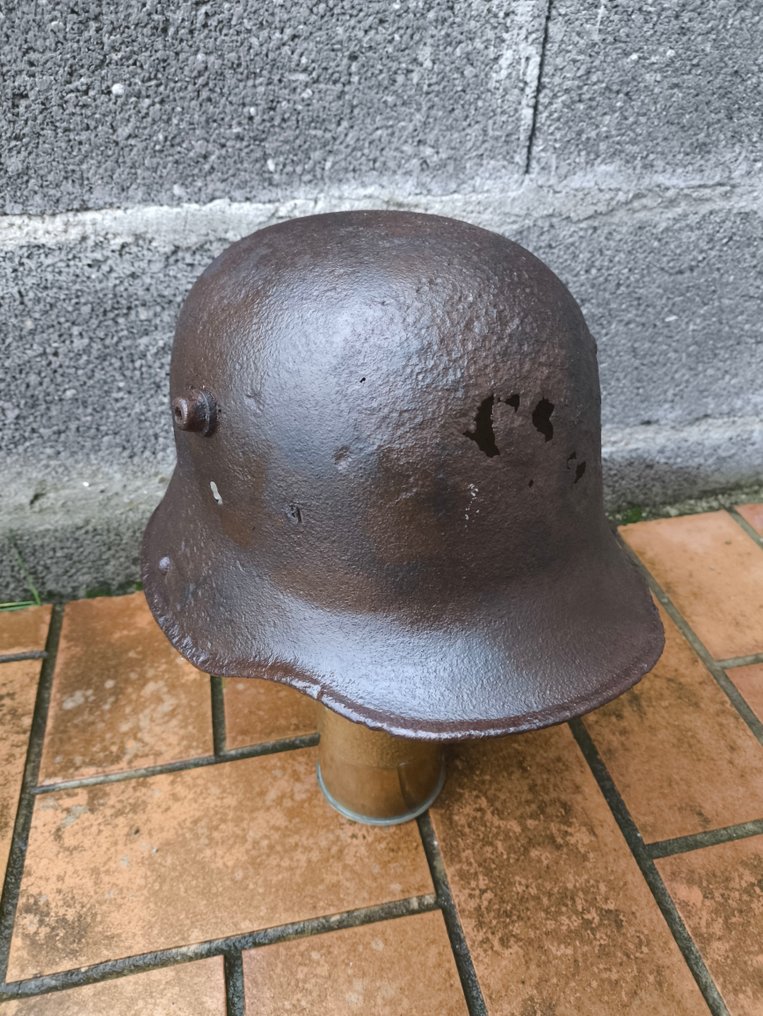 Deutschland - Militärhelm - Deutscher Stahlhelm WW1 Tarnung - Verdun #1.0