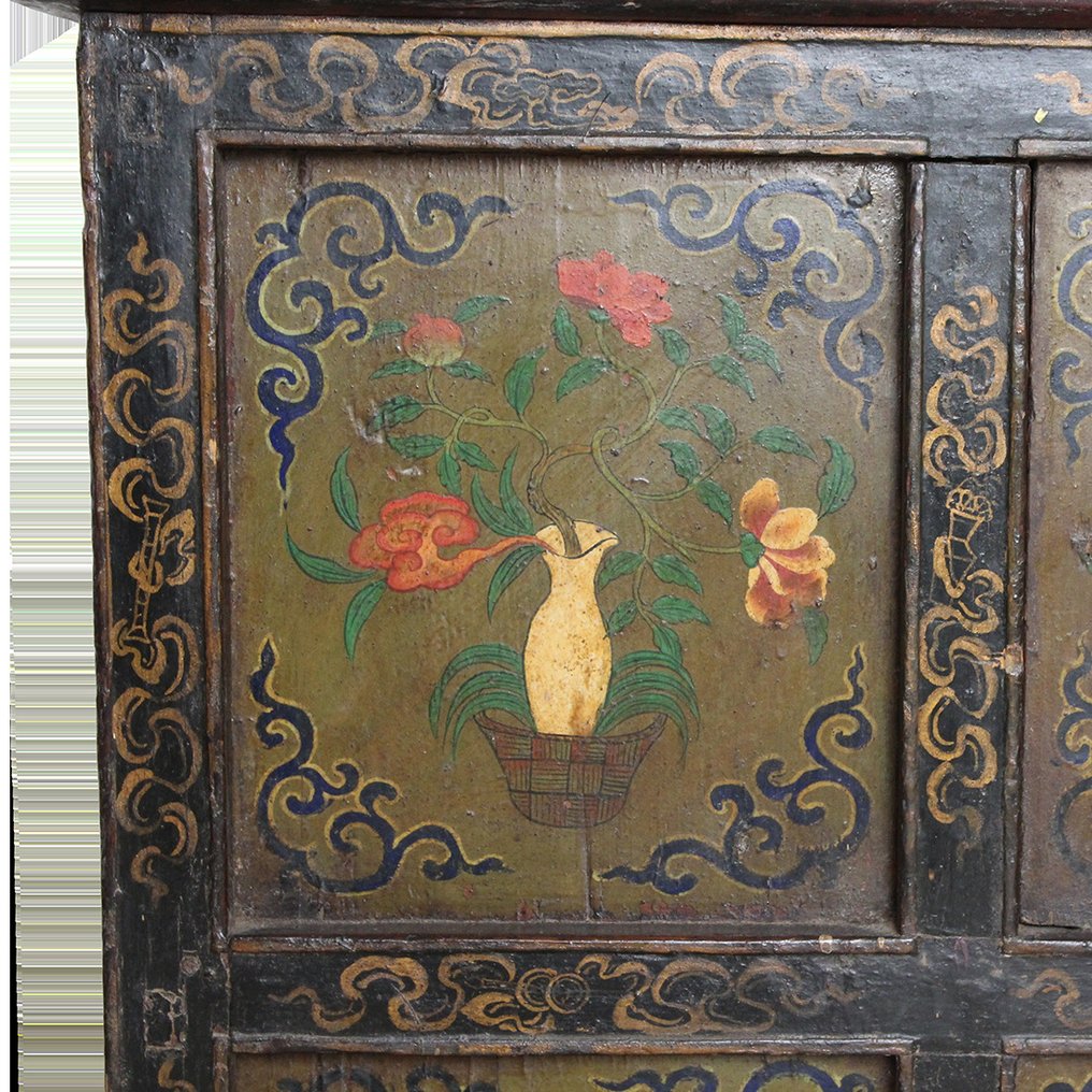 Ταβάνι θρησκευτικό ντουλάπι. - Softwood - Νεπάλ - 19ος αιώνας #2.1