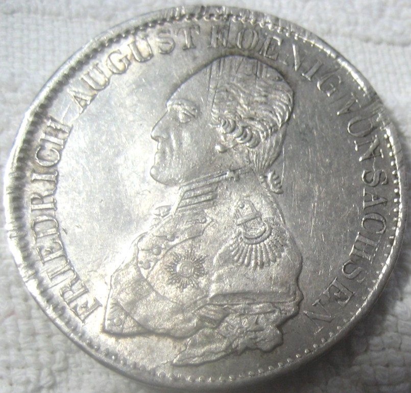 Niemcy, Saksonia Friedrich August I 1763-1827. Thaler 1820 IGS #1.0