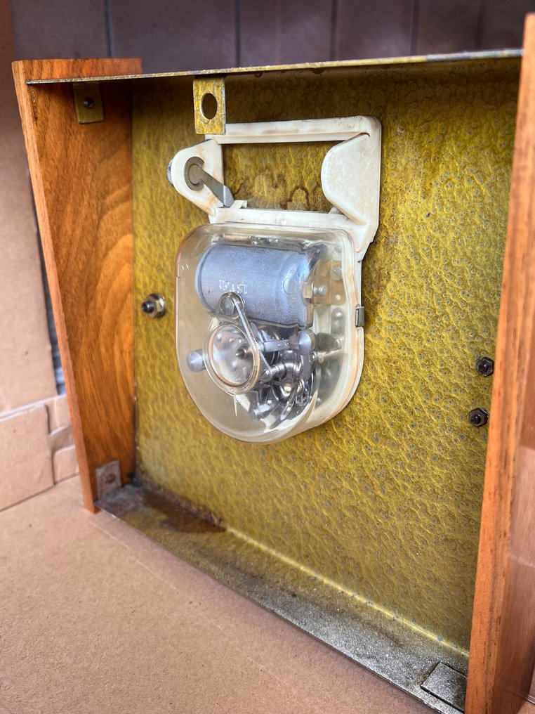 Ρολόι τοίχου - Walt -   Ορείχαλκος, Ξύλο - 1970-1980 #4.3