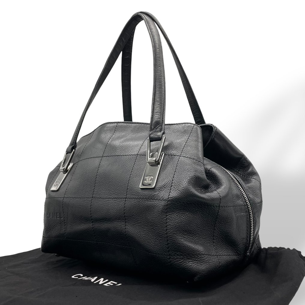 Chanel - Chocolate Bar Tote Bag / Shoulder Bag - Τσάντα tote #1.0