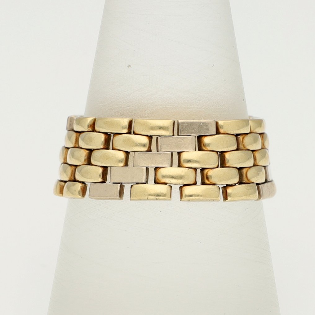 戒指 - 14K包金 黄金, 白金 #1.0