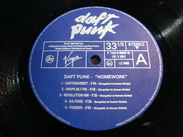 Daft Punk - Homework - First EU Press - 2xLP专辑（双专辑） - 1st Pressing - 1997 #1.0