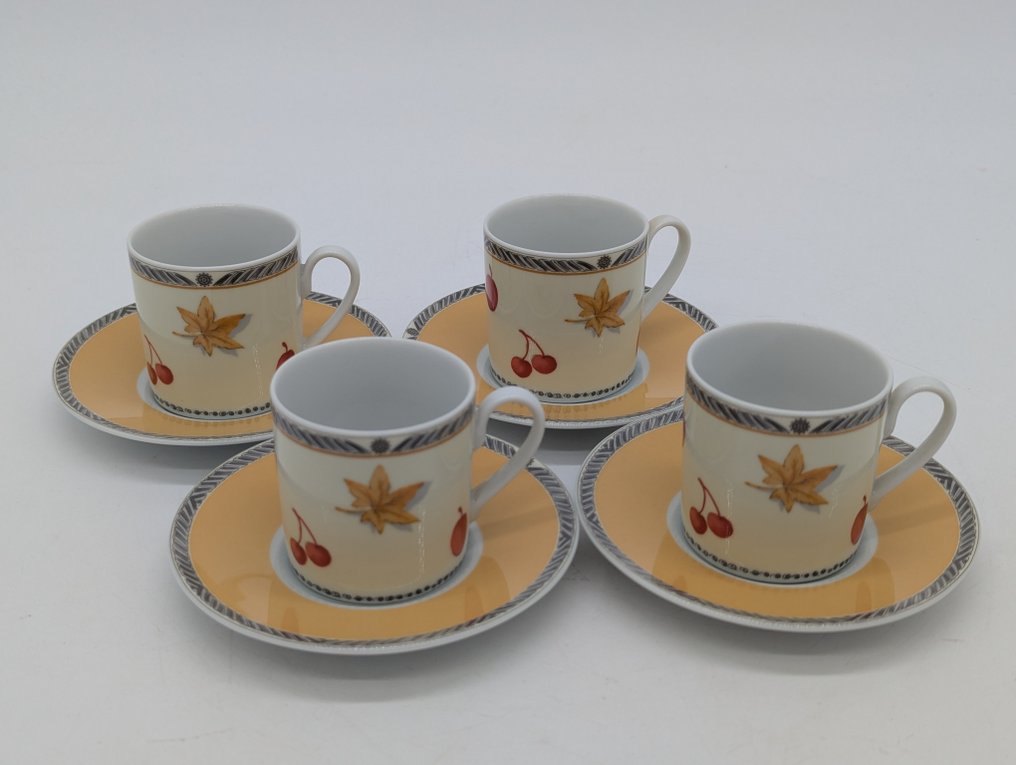 Rosenthal - Service à thé et café - Julia Herbstlaub – Mokka-Service, 4-teilig - Porcelaine #1.0