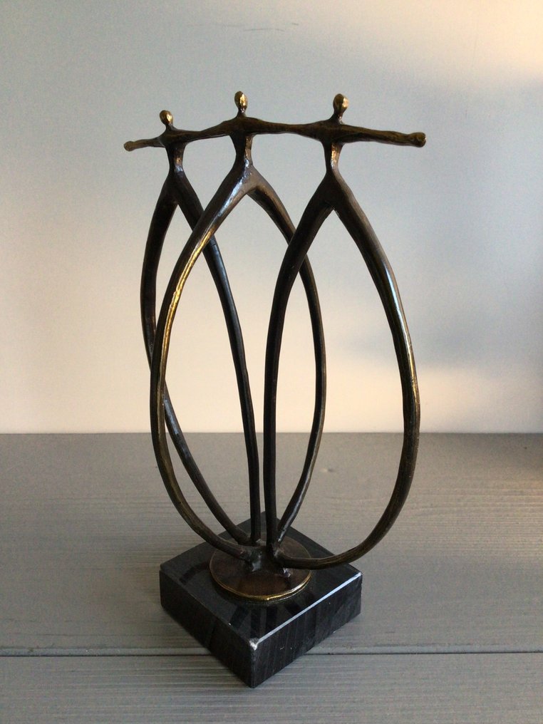 Corry Ammerlaan - 雕刻, “ Drie-eenheid “ - 22 cm - 合金 #2.1