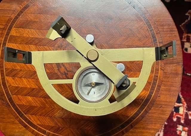 Sextant - Verguld messing #1.0