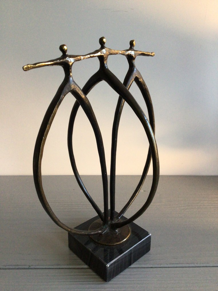 Corry Ammerlaan - 雕刻, “ Drie-eenheid “ - 22 cm - 合金 #1.0