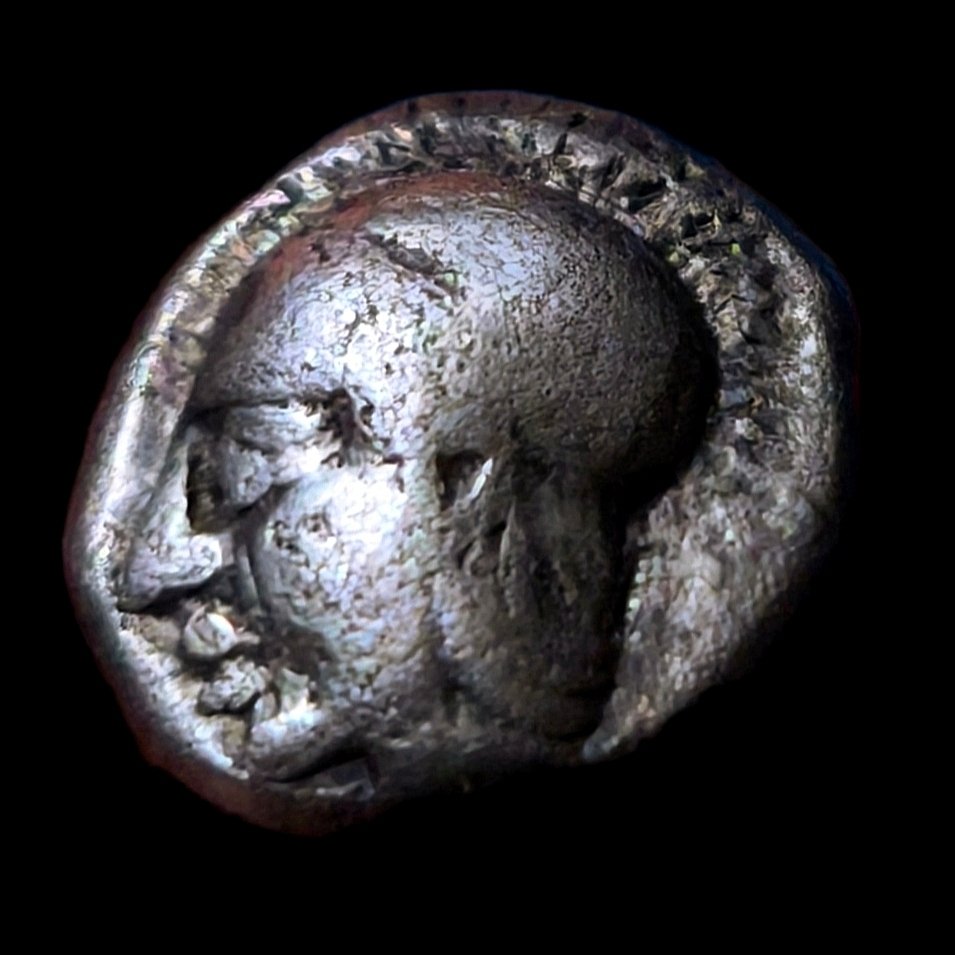 Eolia, Elaea (Elaia) Diobol Circa 450-400 BC  (Senza prezzo di riserva) #1.0