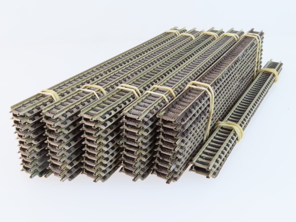 Fleischmann N - 9100 - Γραμμές τρένου μοντελισμού (52) - 52 τμήματα ράγας, μήκος 222mm, Piccolo #4.3