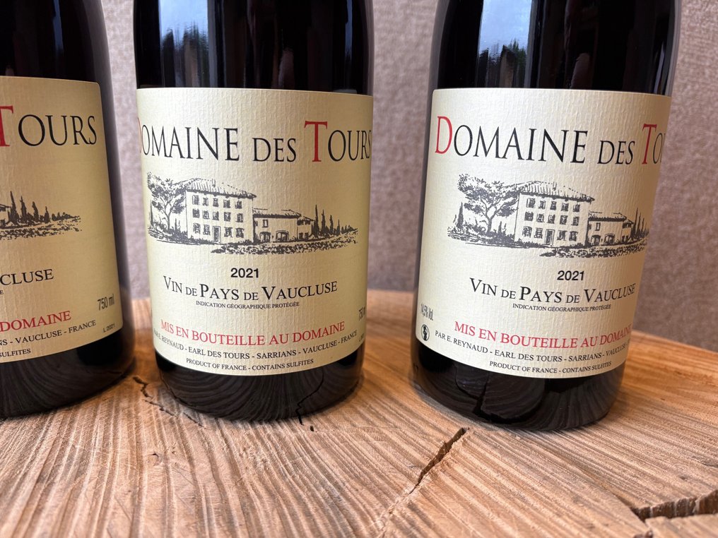 2021 Domaine des Tours - Vaucluse - 3 Botellas (0,75 L) #2.1