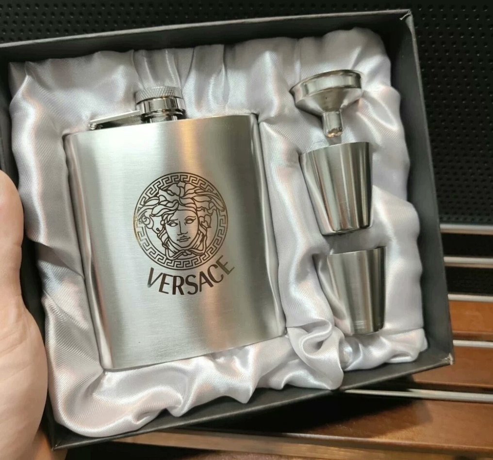 versace - Σετ ποτηριών για οινοπνευματώδη - Χάλυβας #1.0