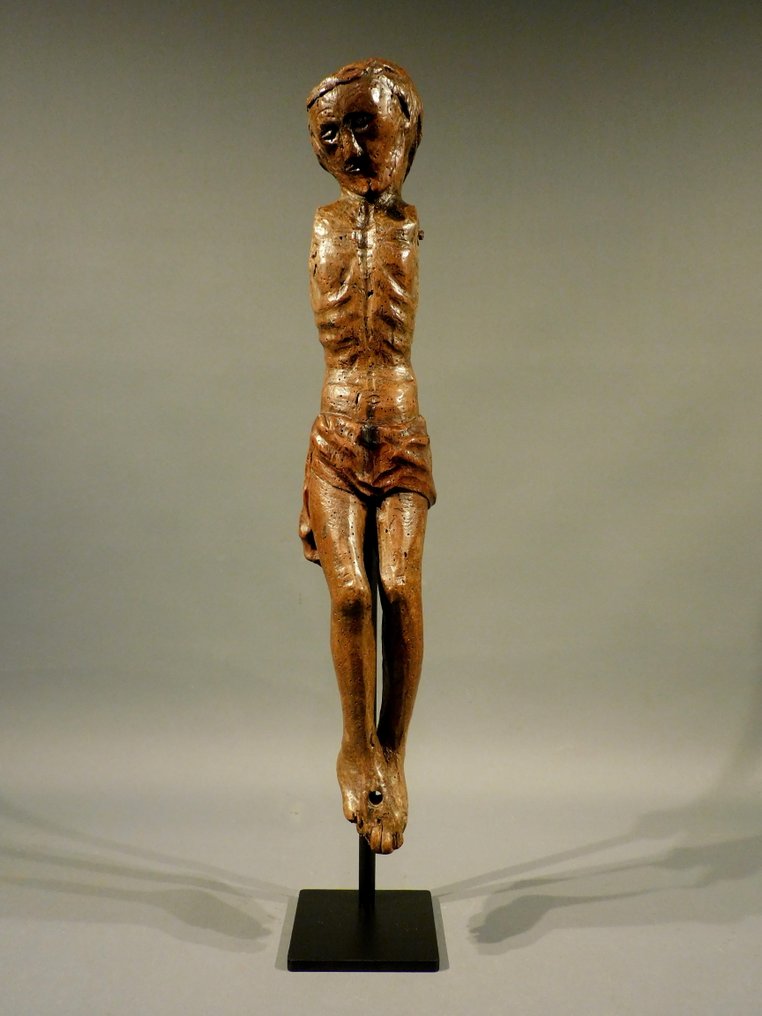 Skulptur, Corpus Christi - 15e - 16e eeuw - 51 cm - Weichholz #1.0