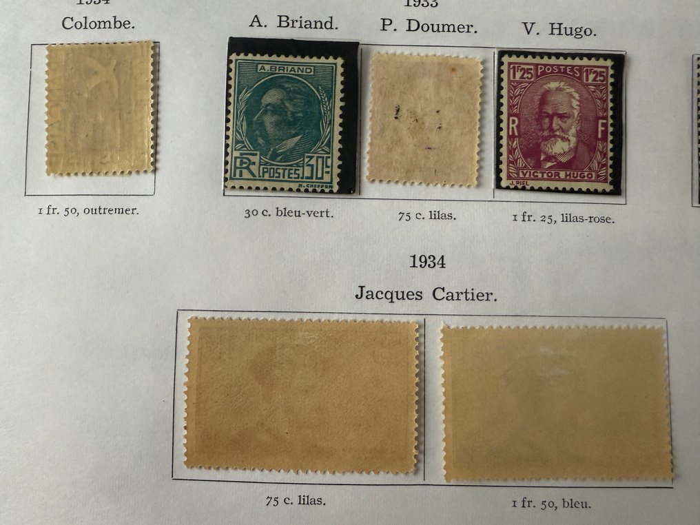 Frankrike - Yvert 209/297 «Årgang 1934» i nye ** og * - TB #1.0