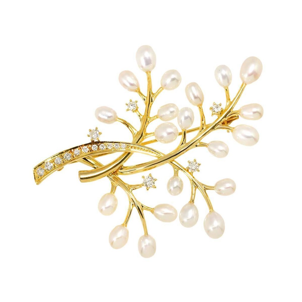 Tasaki - Καρφίτσα - 18 καράτια Κίτρινο χρυσό #1.0