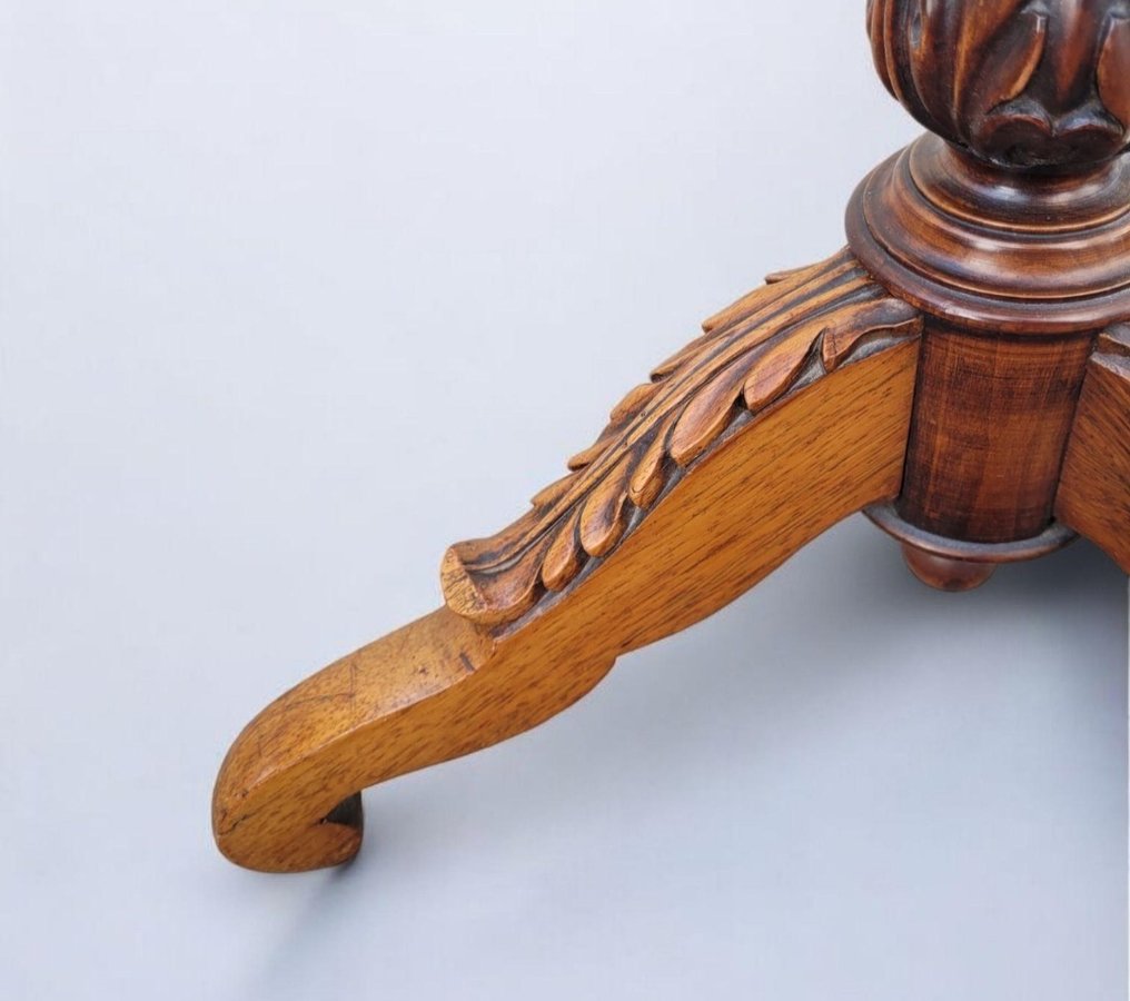 Éjjeliszekrény - Louis Philippe style - 1900s - Wine table - Diófa #3.2