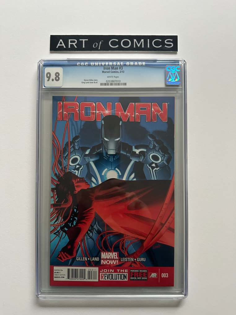 Iron Man #3 - CGC 9.8 - 1 Graded comic - First edition - 2013 #1.0