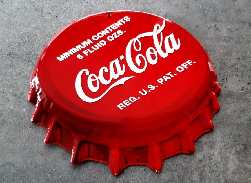 kapszula Coca-Cola - Emléktábla - Vas #1.0