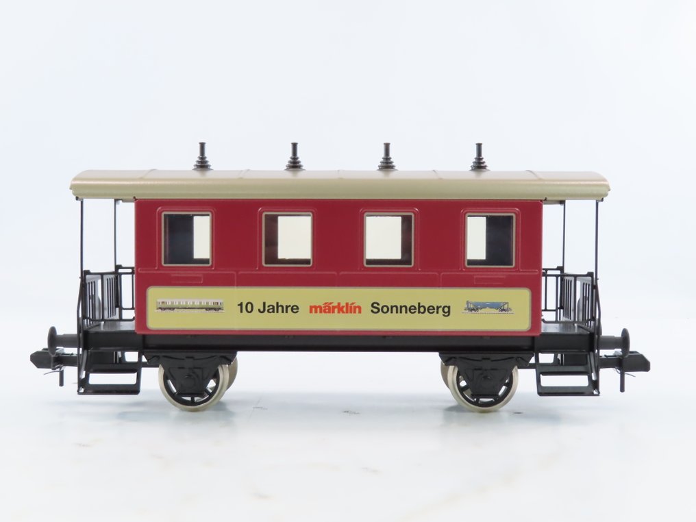 Märklin 1 - 54717 - Machetă tren transport călători (1) - 2-vehicul de pasageri cu inscripția '10 Ani Marklin Sonneberg' #1.0