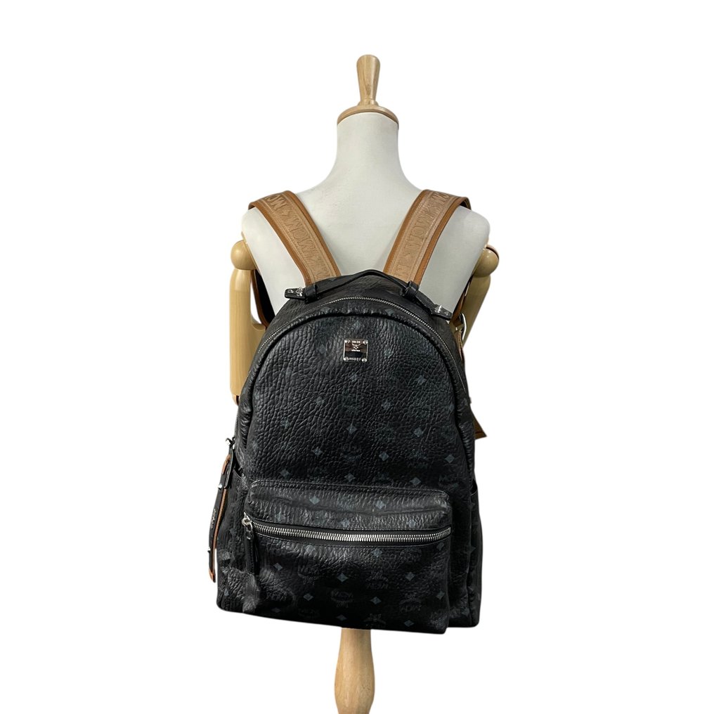 Mcm - MCM Visetos Monogram Leather Backpack - Backpack #3.2