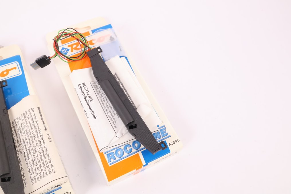 Roco H0 - 40295/40296 - Modeltog skinner (5) - Fem elektriske skifteanlæg RocoLine #3.2