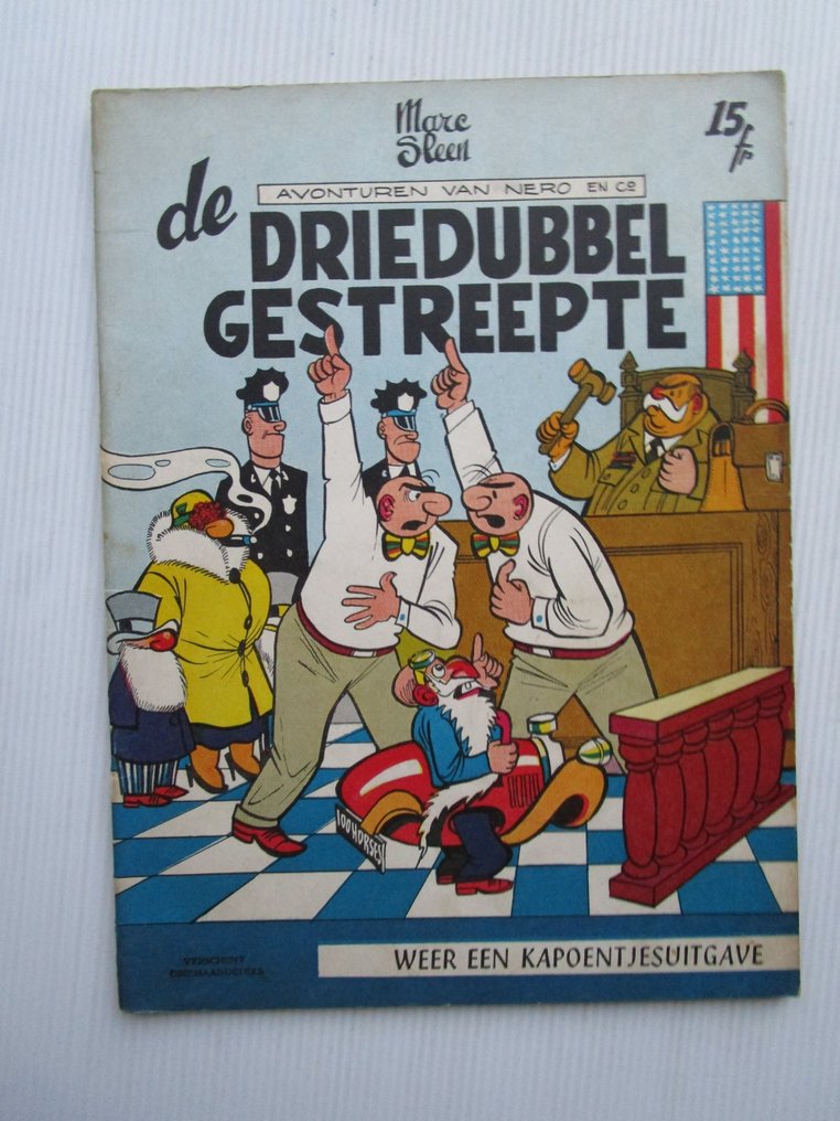 Nero 43 - De driedubbelgestreepte - 1 Album - First edition - 1962 #1.0