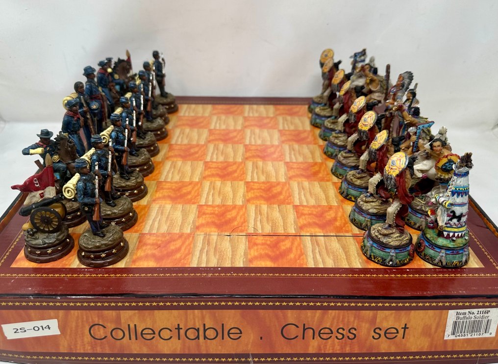 Chess set - Búfalo soldier - Resin #1.0