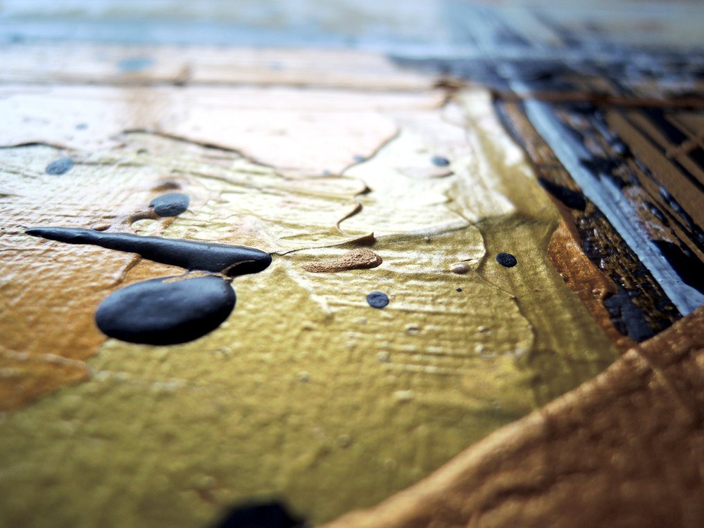 Monika Spiewak - Abstract - XXL - Oil Painting Stretched On The Frame - Ready To Hang - 1/1 Unique Piece #2.1