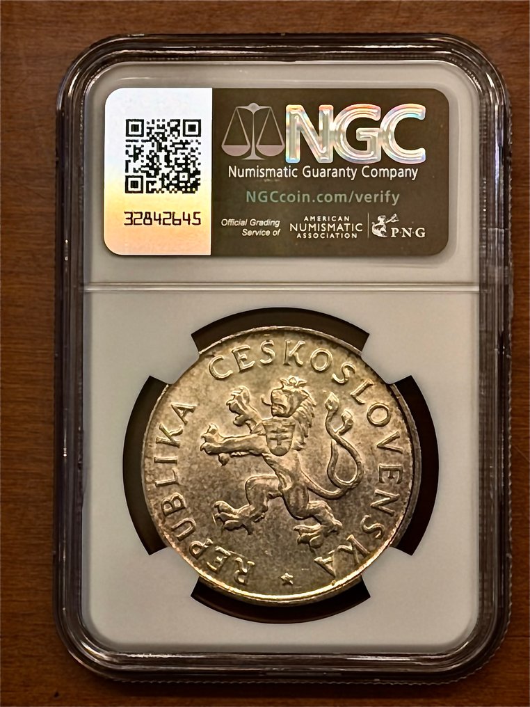 Tsjecho-Slowakije, Verenigde Staten. 50 Cents 1955, 1958 (Zonder minimumprijs) #1.0