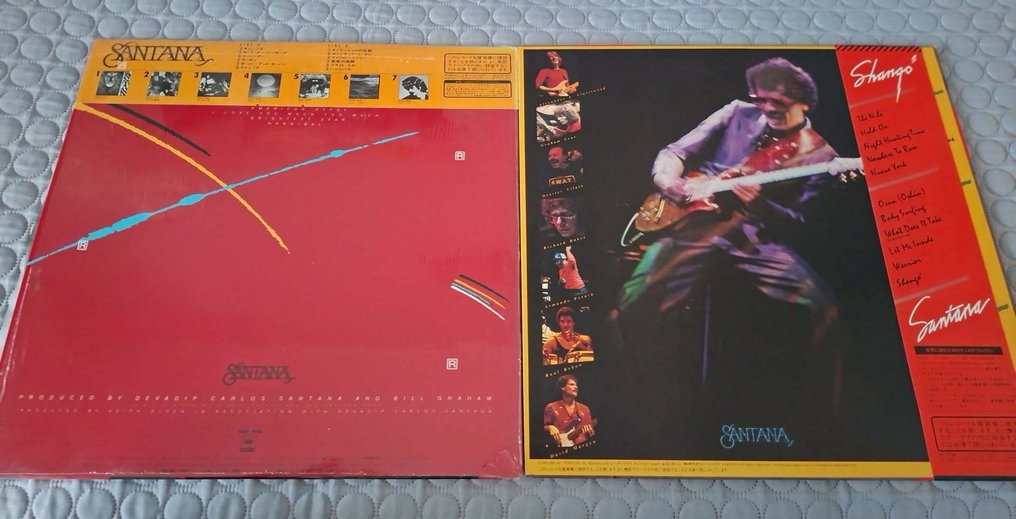 Santana - 2 x Japanese albums - Zebop / Shango - 多個標題 - LP 專輯(多個) - 第一批 模壓雷射唱片, 日式唱碟 - 1982 #1.0