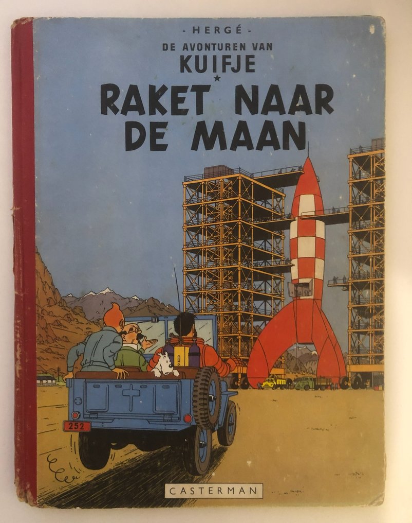 Kuifje 15 - Raket naar de maan (Kuifje HC 1e reeks) - 1 Album - 第一版 - 1953 #1.0