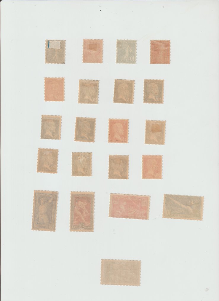 Frankrijk 1921/1928 - Postzegels jaren 1921 tot 1928 - Yvert&Tellier #1.0