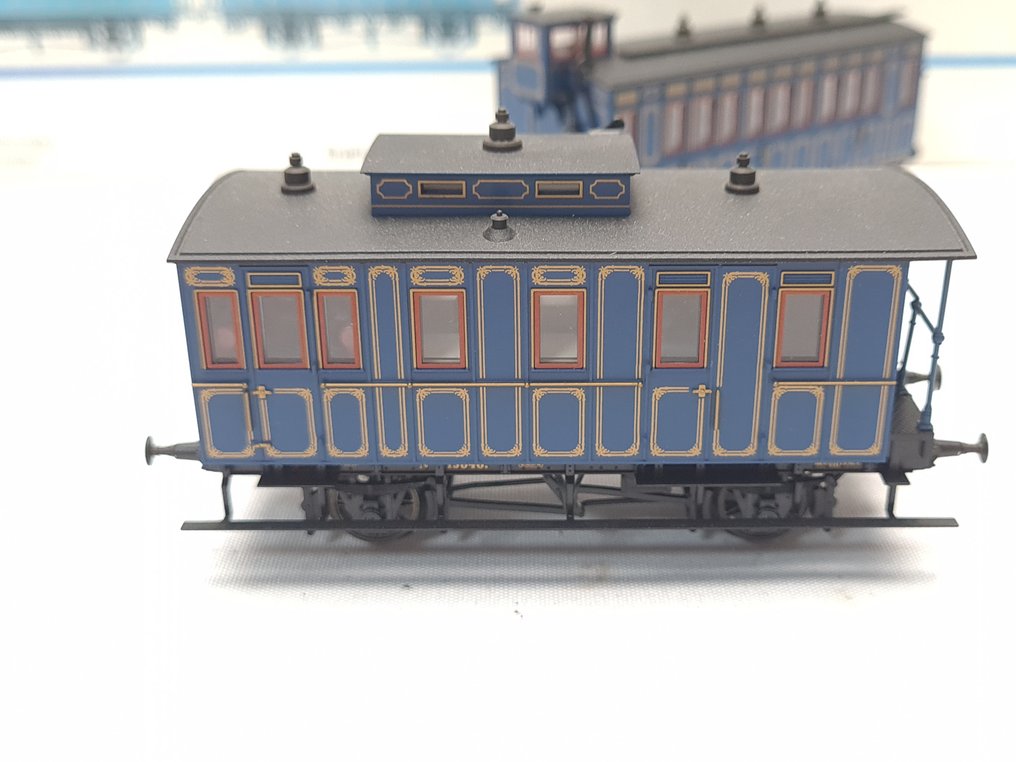 Märklin H0 - 4398 - Set Machetă tren transport călători (1) - Extindere de 2 piese König Ludwig Zug - K.Bay.Sts.B #4.3
