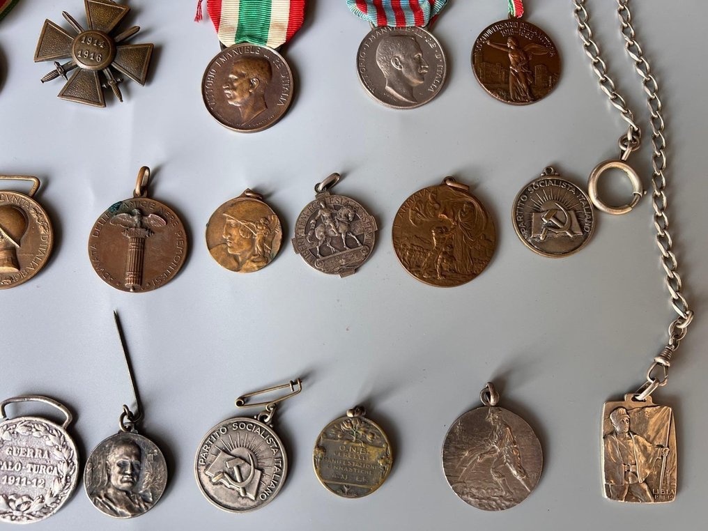 意大利 - 军事勋章 - 21枚奖牌和荣誉称号 #1.0