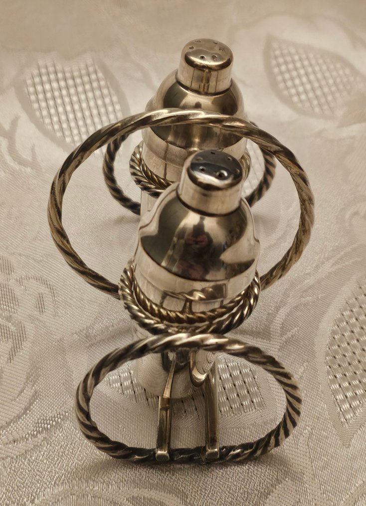 盐和胡椒容器套装 (3) - 镀银 - 奢华套装（gemerkt） #1.0