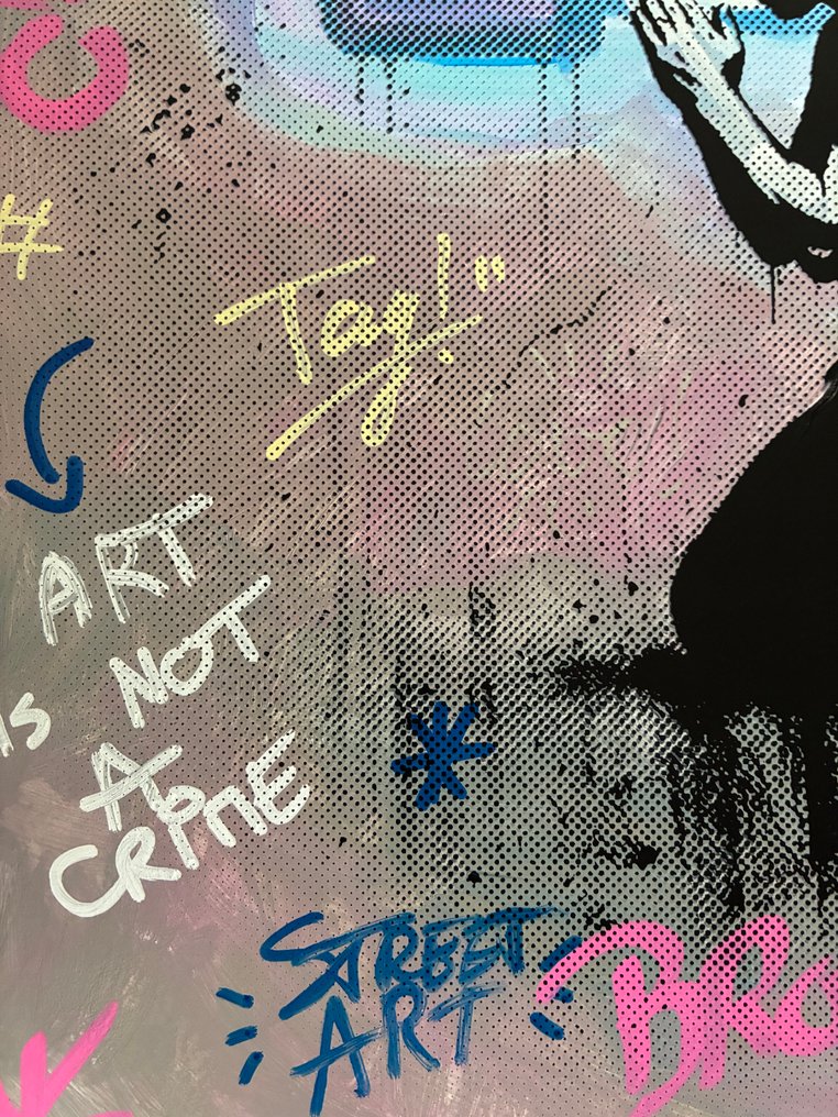 Le Yack - Like Prayer  - Hand signed - Painting and screen printing #1.0