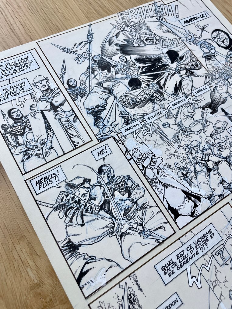 Tarquin, Didier - 1 Original page - Lanfeust - Tome 2 - Thanos l'incongru - 1995 #3.2