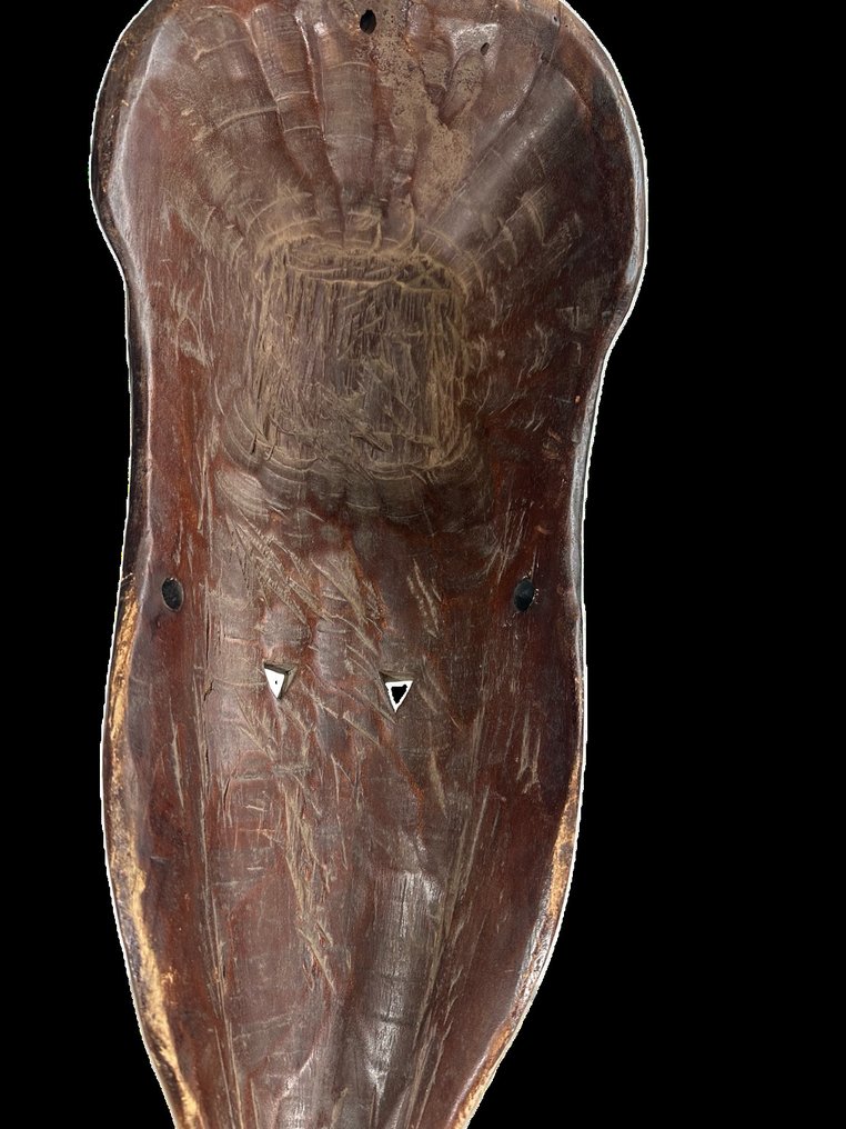 Máscara grande de caça – 64 cm – anos 1930, claramente utilizada em rituais. - Fang - Gabão  (Sem preço de reserva) #3.2