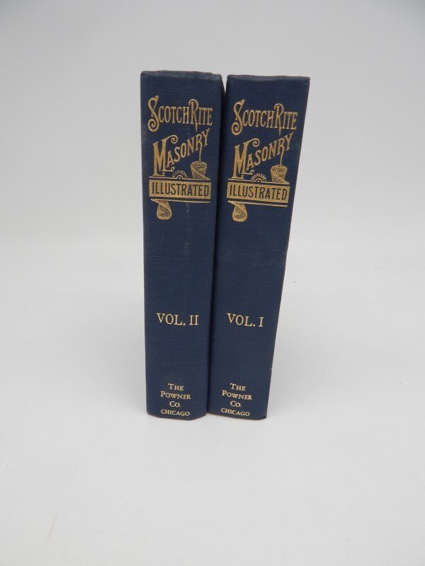 grand commander - masonic Scottisch Rite  AASR   illustrated 2 vol. complete rare - 1987 #1.0