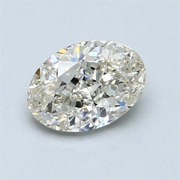 1 pcs Gyémánt (Természetes) - 0.90 ct - Ovális - L - SI1 - Nemzetközi Gemmológiai Intézet (IGI) #1.0