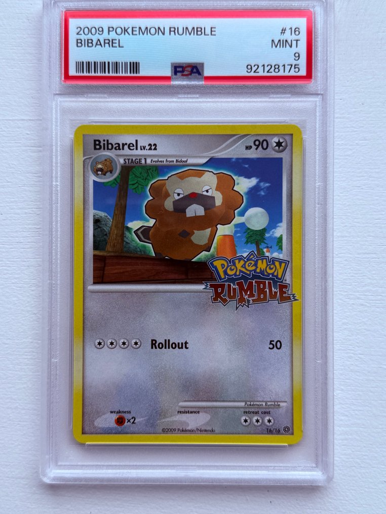 Pokémon Graded card - Bibarel 16/16 - PSA 9 - Various sets #1.0