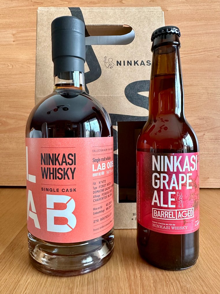 Ninkasi - 2018 LAB 005 Single Cask no. 472 for LMDW b. 2023 + Grape Ale Barrel Aged  - 70厘升, 33cl - 2 瓶 #1.0