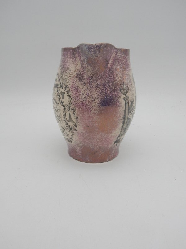 Regno Unito - Placca - Miniatur masonic wine jug 19th century ( c 1820-1840) - primo XIX #3.2