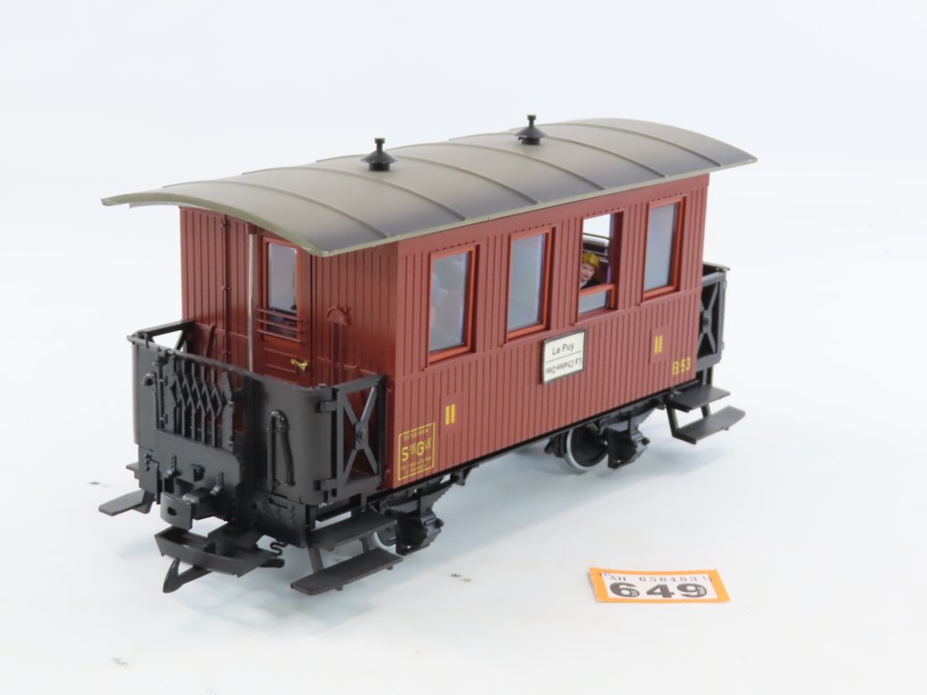 LGB G - 3206 - 模型火车客运车厢 (1) - 双联客车车厢 二等 - SteGle #1.0