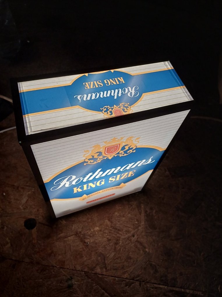 Placa iluminada Rothmans - Sinal luminoso - Metal, Plástico #1.0