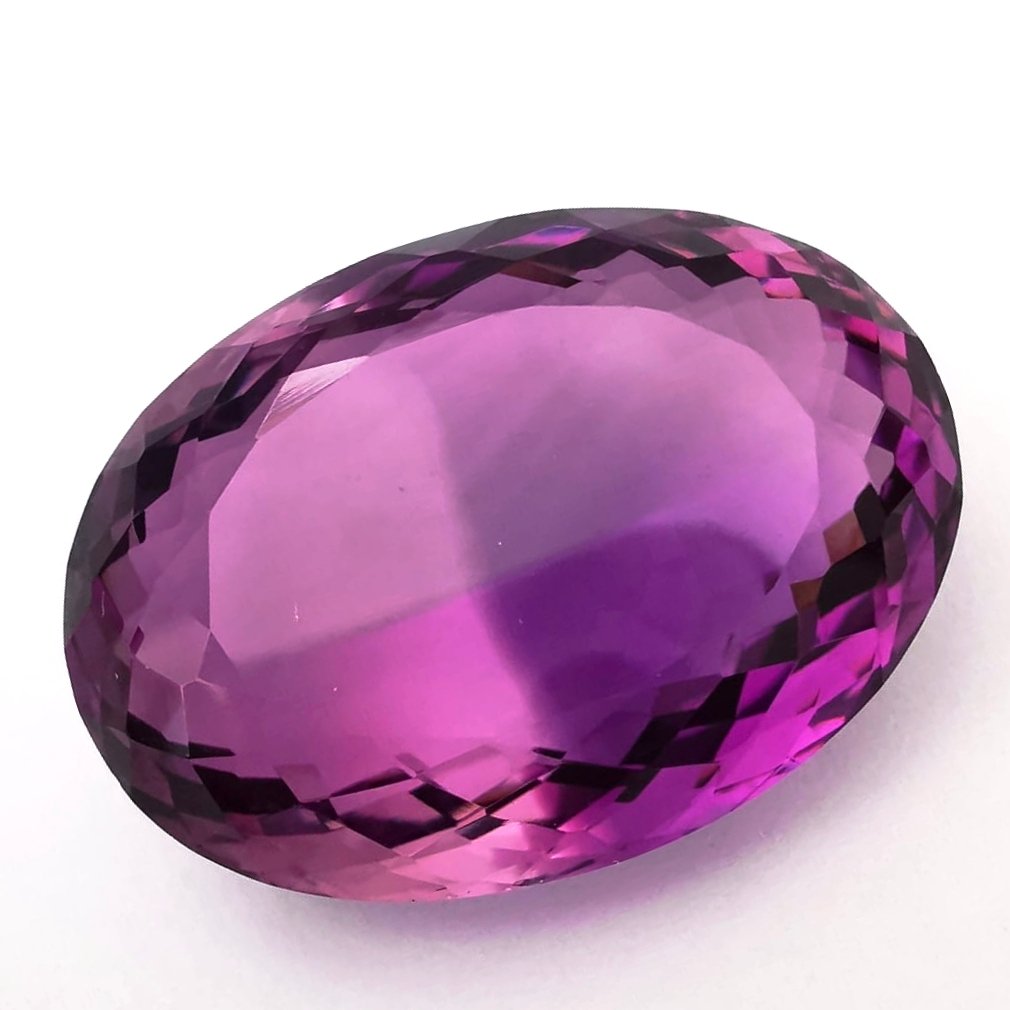 χωρίς τιμή ασφαλείας Αμέθυστος - 40.66 ct - Antwerp Laboratory for Gemstone Testing (ALGT) - Έντονος μωβ αμέθυστος #1.0