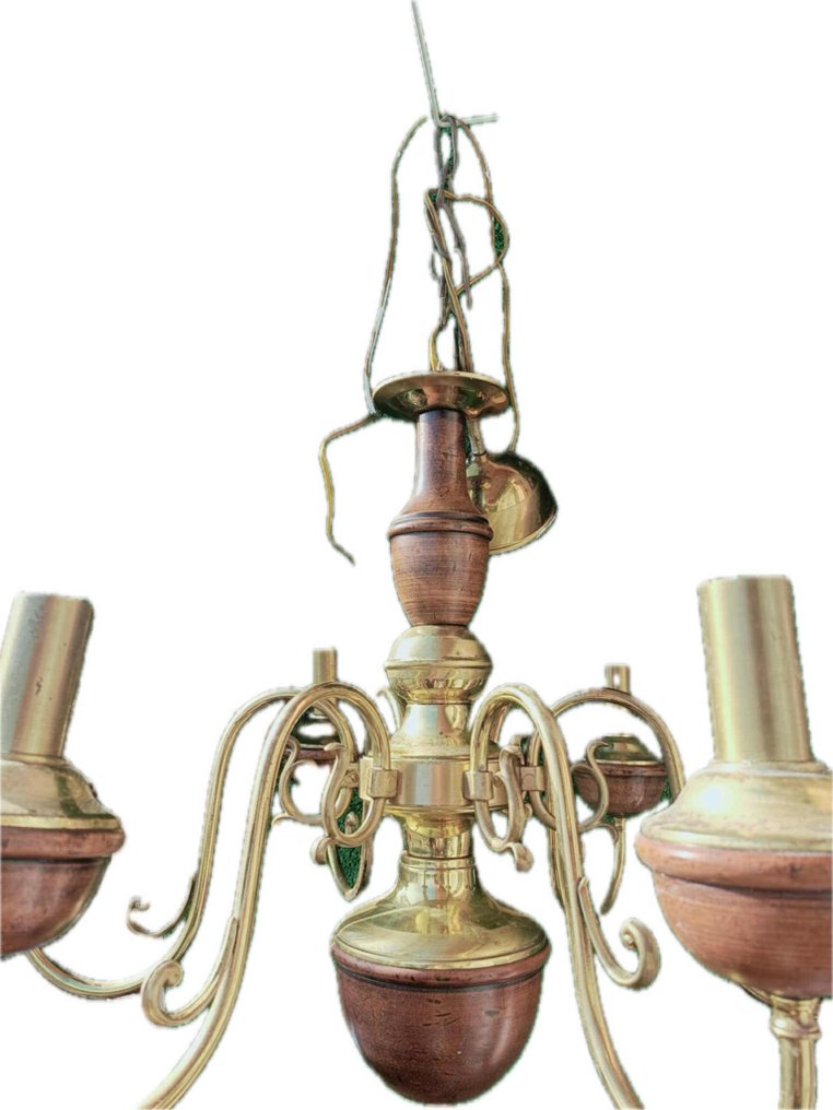 Lampe à suspendre (6) - Laiton doré - lampe en laiton #2.1