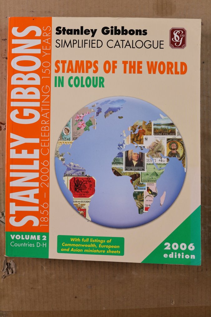 世界 2006 - 1 完整的 Stanley Gibbons 世界目录，由5个彩色部分组成 #3.2