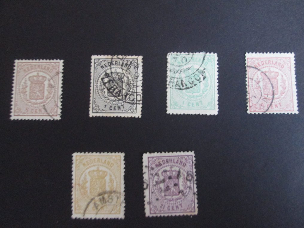 Ολλανδία - Wapenzegels 1869 - 1871 #1.0