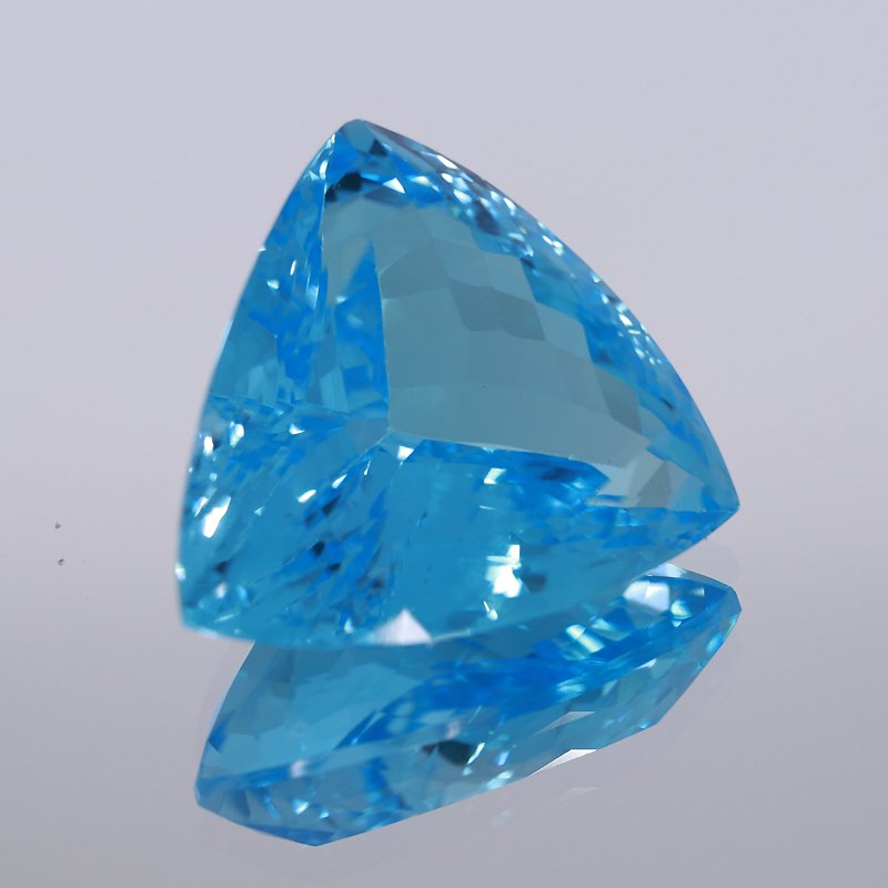 1 pcs  Μπλε Τοπάζιο  - 65.73 ct - Διεθνής Ένωση Έγχρωμων Πολύτιμων Λίθων (ICA GemLab) #1.0
